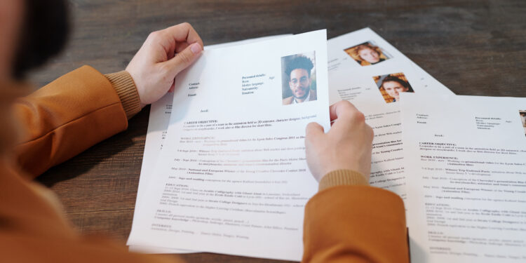 Gromadzenie CV i listów motywacyjnych w przypadku braku rekrutacji