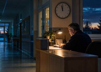 Dyżur nocny z niedzieli na poniedziałek – do którego tygodnia go zaliczyć?