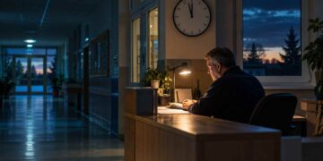 Dyżur nocny z niedzieli na poniedziałek – do którego tygodnia go zaliczyć?